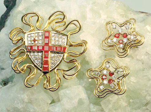 Brooch for the wife of a Sheriff of the City of London John Donald, Brooch for the wife of a Sheriff of the City of London